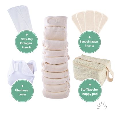 Panda Set Frottee Organic