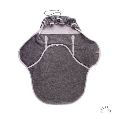 5-Punkt-Gurt Einschlagdecke Wollfleece GOTS