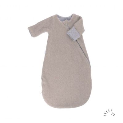 Schlafsack Newborn 1/1 Baumwollfleece GOTS