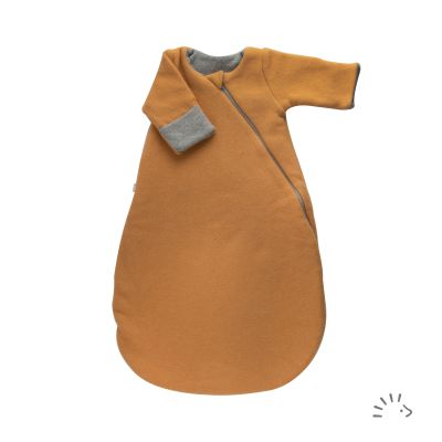 Schlafsack Newborn 1/1 Baumwollfleece GOTS