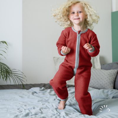 Schlafoverall Baumwollfleece 1.5 TOG