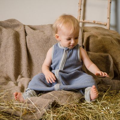 Sommerschlafsack mit Füßen Musselin 0.5 TOG