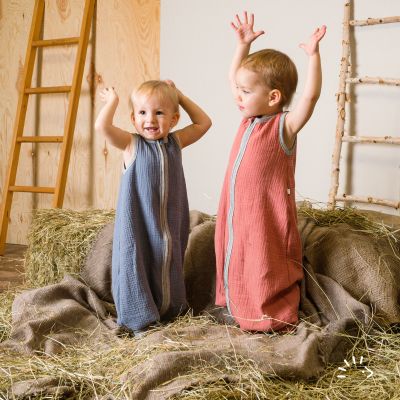 Sommerschlafsack mit Füßen Musselin 0.5 TOG