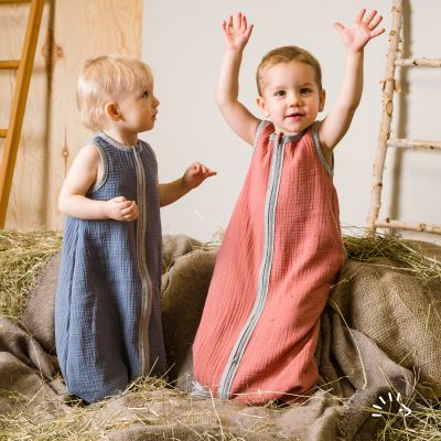 Sommerschlafsack mit Füßen Musselin 0.5 TOG