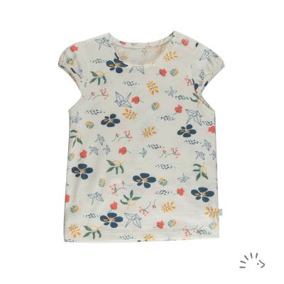 Kurzarmshirt mit Puffärmel Singel Jersey