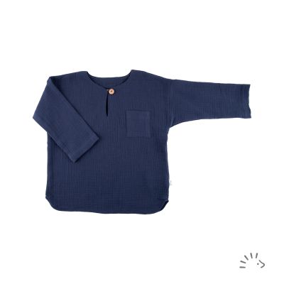 Langarm Shirt Musselin