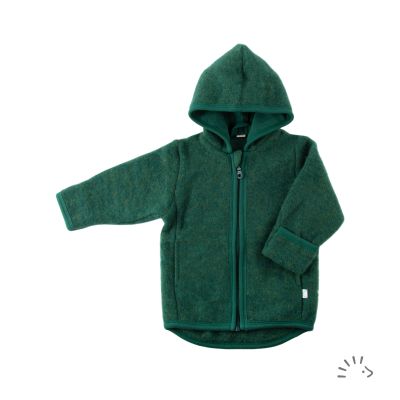 Kapuzenjacke aus Wollfleece