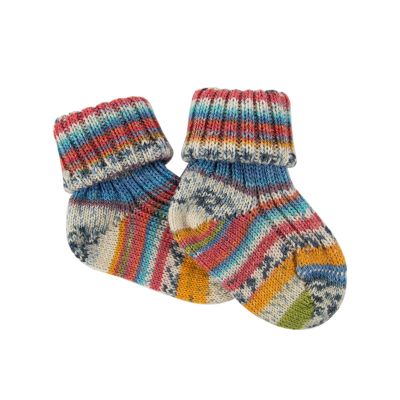 grödo gestrickte Babysocken Wolle