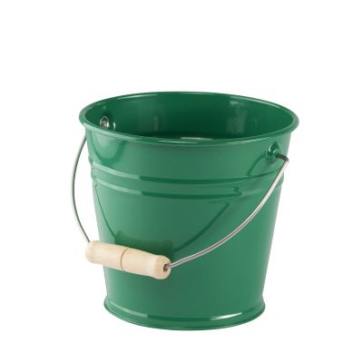 Glückskäfer® Metalleimer mit Holzgriff