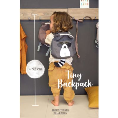 LÄSSIG Rucksack Waschbär 