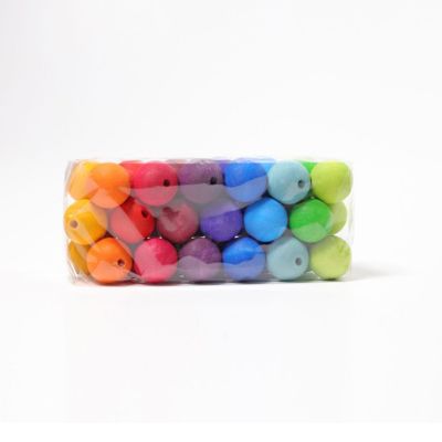 GRIMM'S Regenbogen Holzperlen groß