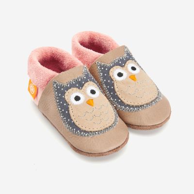 Orangenkinder Lederschuhe Eulalia Eule