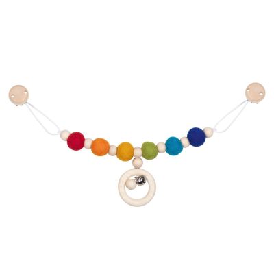 Kinderwagenkette mit Filzkugeln – goki