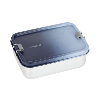 Edelstahl Brotdose Blau 
